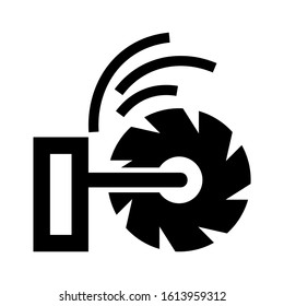 saw table icon isolated sign symbol vector illustration - high quality black style vector icons
