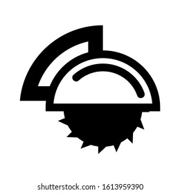 saw table icon isolated sign symbol vector illustration - high quality black style vector icons

