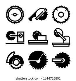 saw table icon isolated sign symbol vector illustration - Collection of high quality black style vector icons
