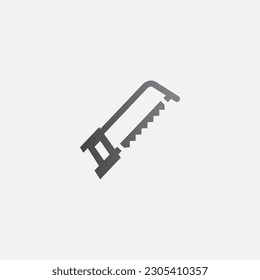 Saw Tool Construction Icon Symbol Illustration Vector