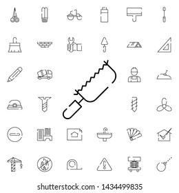 saw, tool for construction icon. Universal set of construction for website design and development, app development