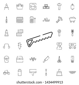 saw, tool for construction icon. Universal set of construction for website design and development, app development