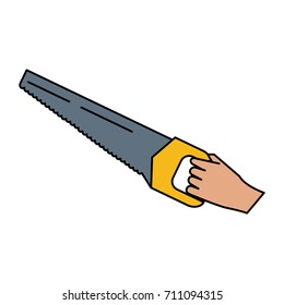 saw tool icon image 