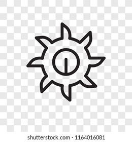 Saw vector icon isolated on transparent background, Saw logo concept
