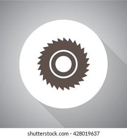 saw vector icon for web and mobile