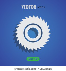saw vector icon for web and mobile