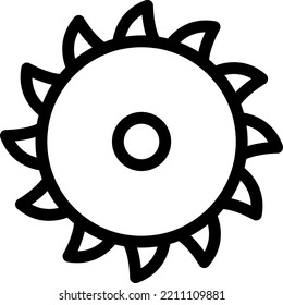 saw  Vector illustration on a transparent background.Premium quality symmbols.Stroke vector icons for concept and graphic design.