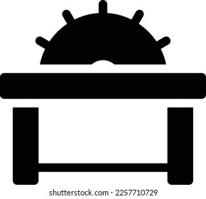 saw Vector illustration on a transparent background. Premium quality symmbols. Glyphs vector icons for concept and graphic design. 
