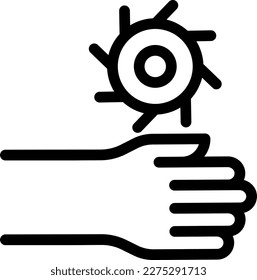 sah Vektorgrafik auf transparentem Hintergrund. Hochwertige Symbole. Dünne Vektorsymbole für Konzept und Grafikdesign. 

