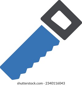 saw Vector illustration on a transparent background.Premium quality symmbols.Glyphs vector icon for concept and graphic design. 
