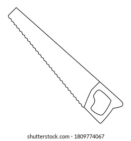 Vektorzeilensymbol angezeigt. Illustration für Reparatur-Thema, Doodle-Stil