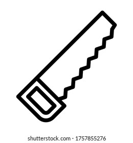 Saw vector - worker tool icons