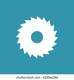 Saw Wheel Icon. Eps-10.