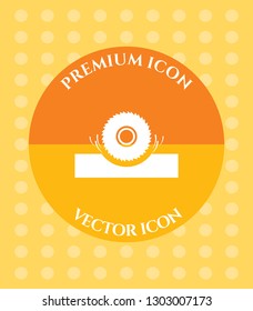 Saw Wheel Icon for Web. Application, Software & Graphic Design.