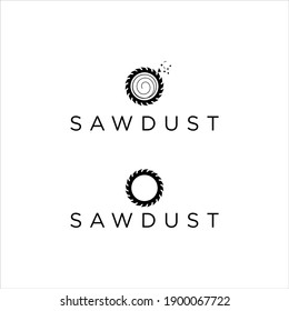 Sawdust Logo Design,Carpentry Wood Vector