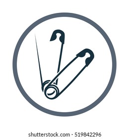 Sawing hairpin icon. Simple design for web and mobile