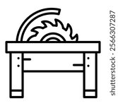Sawing Icon Element For Design