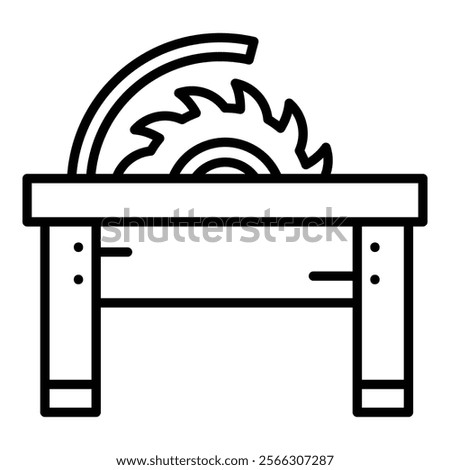 Sawing Icon Element For Design