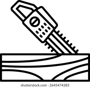 Icono de Vector de sierra. Se puede utilizar para aplicaciones de impresión, móviles y de Web.
