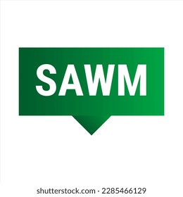 Sawm Dark Green Vector Callout Banner with Information on Fasting and Prayer in Ramadan
