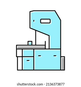 sawmill factory machine color icon vector. sawmill factory machine sign. isolated symbol illustration