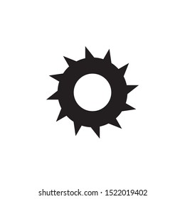 Sawmill graphic design template vector isolated illustration