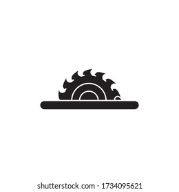 Sawmill icon design template vector isolated illustration