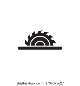 Sawmill icon design template vector isolated illustration