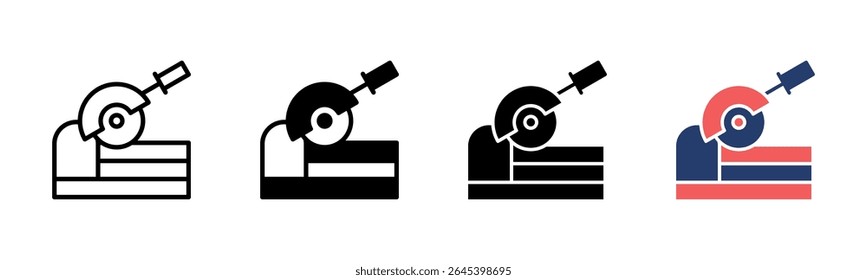 Sawmill icon sheet multiple style collection