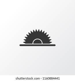 Sawmill icon symbol. Premium quality isolated blade element in trendy style.