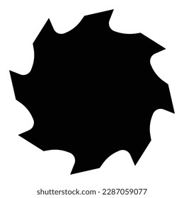 Sawmill logo icon design template isolated