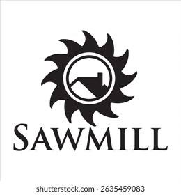 The Sawmill logo reflects strength, craftsmanship, and tradition. Perfect for lumber or woodworking brands, it showcases rugged reliability and a deep connection to nature and industry.