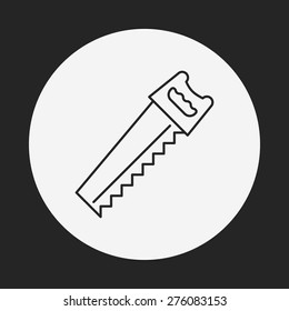 saws line icon