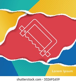 saws line icon