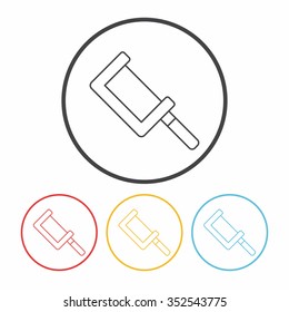 saws line icon