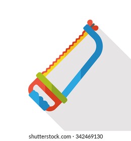saws tool flat icon