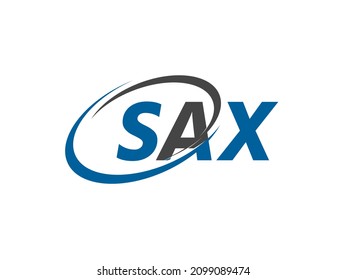 SAX-Brief kreatives, modernes, elegantes Logo-Design