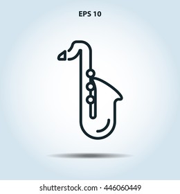 sax line icon