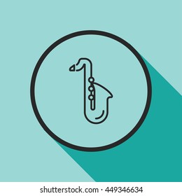 sax line icon