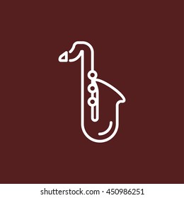 sax line icon