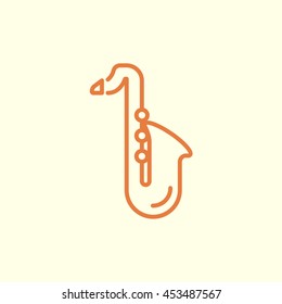 sax line icon