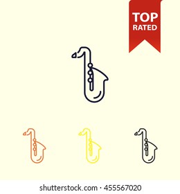 sax line icon