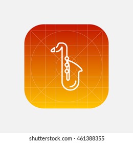 sax line icon