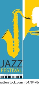 Sax Player, Saxophone Art (Vector Art)