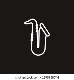 Saxaphone Icon. Saxaphone Vector Design. Sign Design