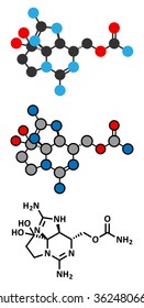 Saxitoxin (STX) paralytic shellfish toxin (PST) molecule. Stylized 2D renderings and conventional skeletal formula. 