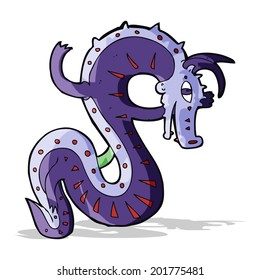 caricatura del dragón sajón