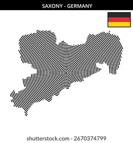 Saxony unique flag-inspired color design 