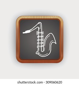Saxophone doodle