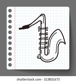 Saxophone doodle